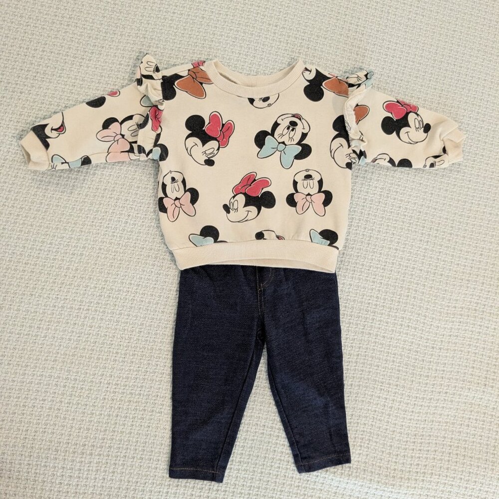 🛍️ BUNDLE ONLY • Minnie Mouse Outfit 6-12 Months